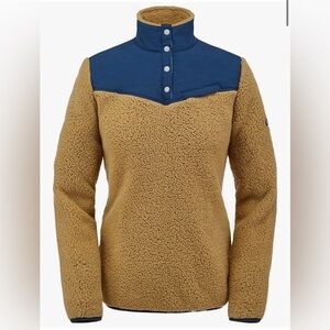 Spyder women’s Vista Snap Pullover in Camel. NWT XS. Pullover activewear fleece
